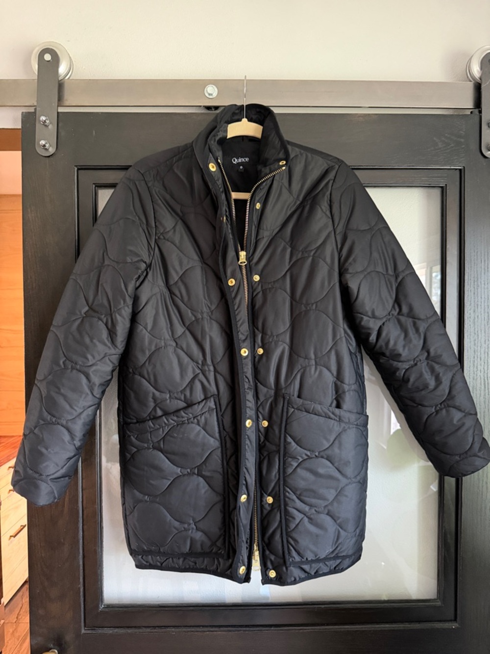 Quince Black Quilted Women's Puffer Jacket